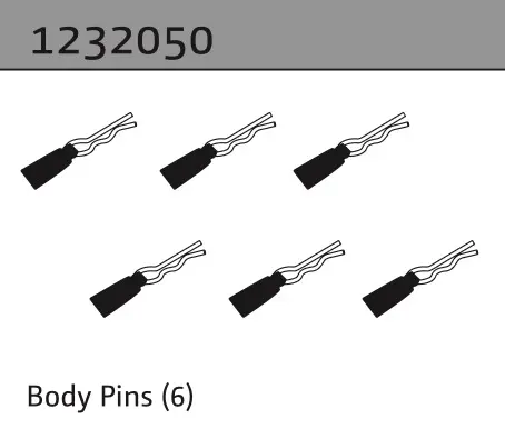 Body Pins (6)