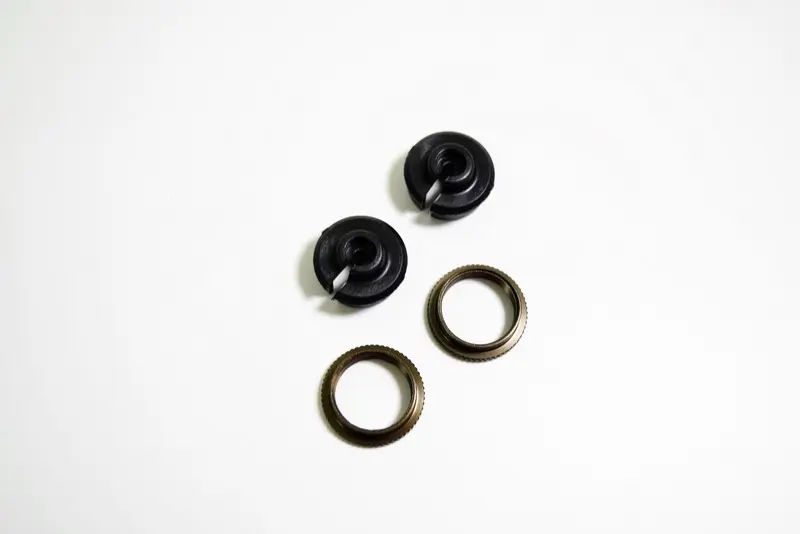 Shock Lower Holder &amp; Adjust Ring (2) ab2.8 Bl