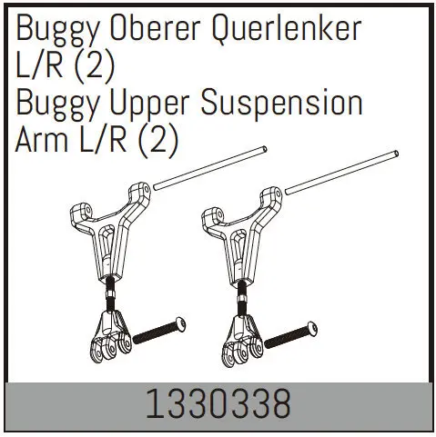 Buggy Upper Suspension Arm L/R (2)