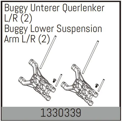 Buggy Lower Suspension Arm L/R (2)