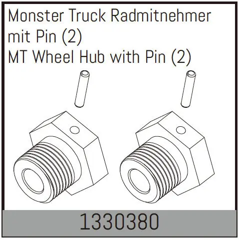 Mt Wheel Hub With Pin (2)
