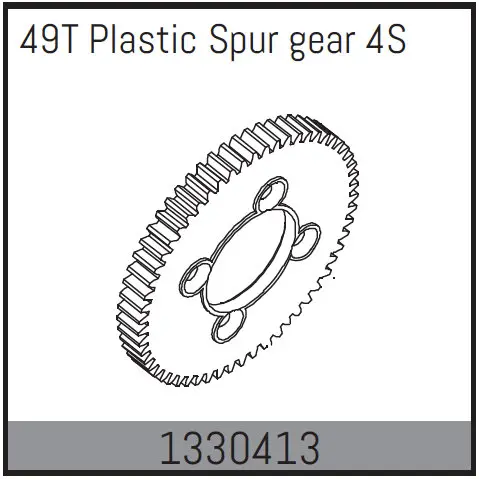 49t Plastic Spur Gear