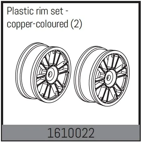 Plastic Rim Set - Copper-Coloured (2)
