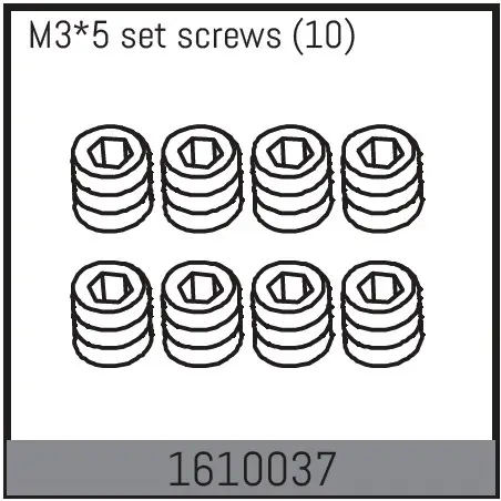 M3*5 Set Screws (10)