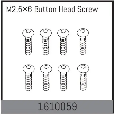 m2.5×6 Button Head Screw