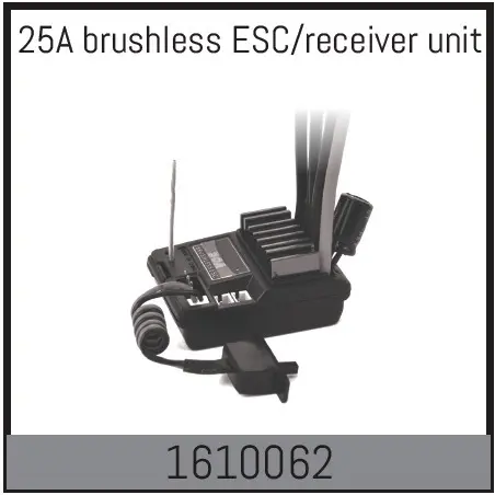 25a Brushless Esc/Receiver Unit
