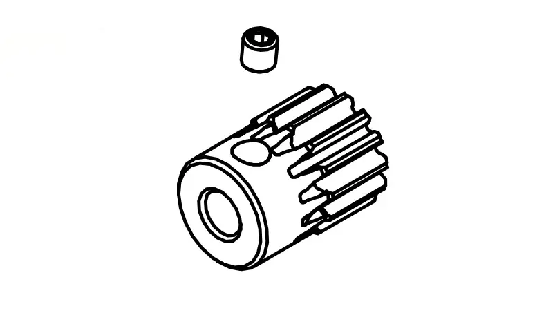 Motor Pinion 15t 48dp
