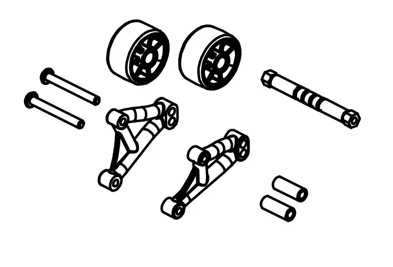 Wheelie Bar Set