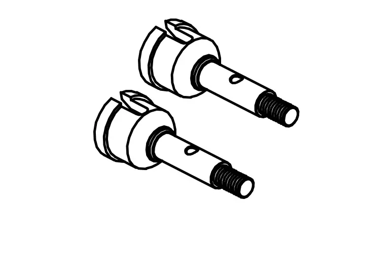 Rear Hub Axle (2)