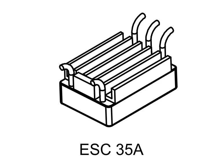 Brushless Esc 35a/Xt60
