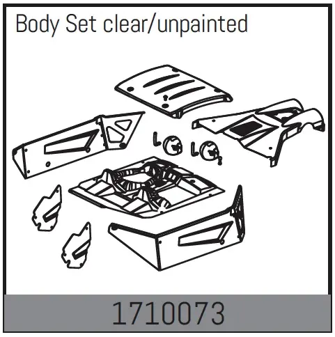 Body Set Clear/Unpainted