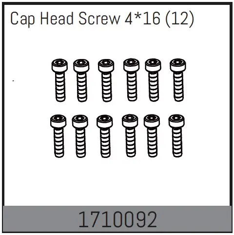 Cap Head Screw 4*16 (12)