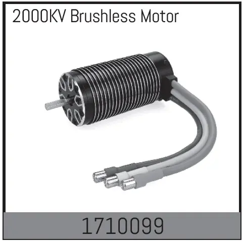 2000kv Brushless Motor