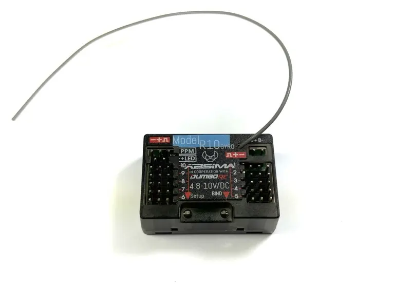 10-Channel Receiver "R10gyro" 2.4ghz (For Cr10p)