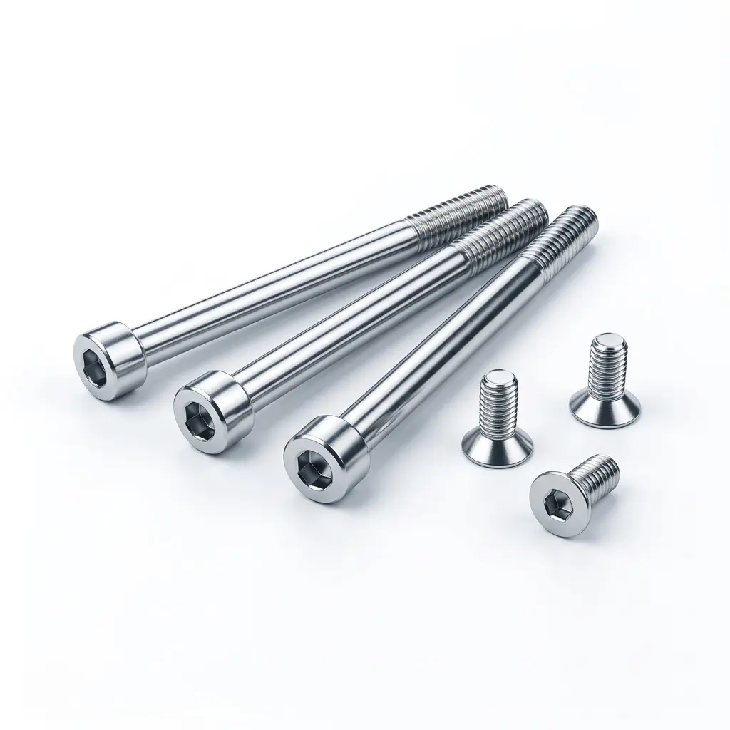 Aluminium Screw Set 3xshort, 3xlong