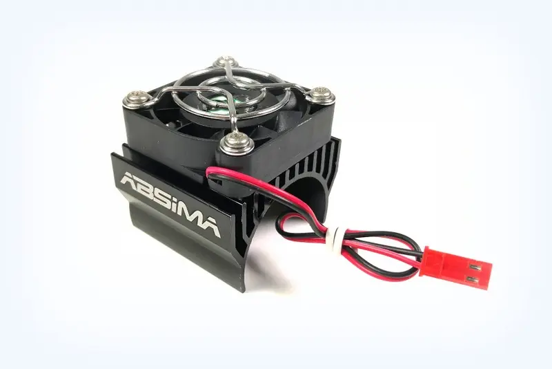 Metal Top Heatsink With Fan for 1:8 Up to Ø40mm , Black