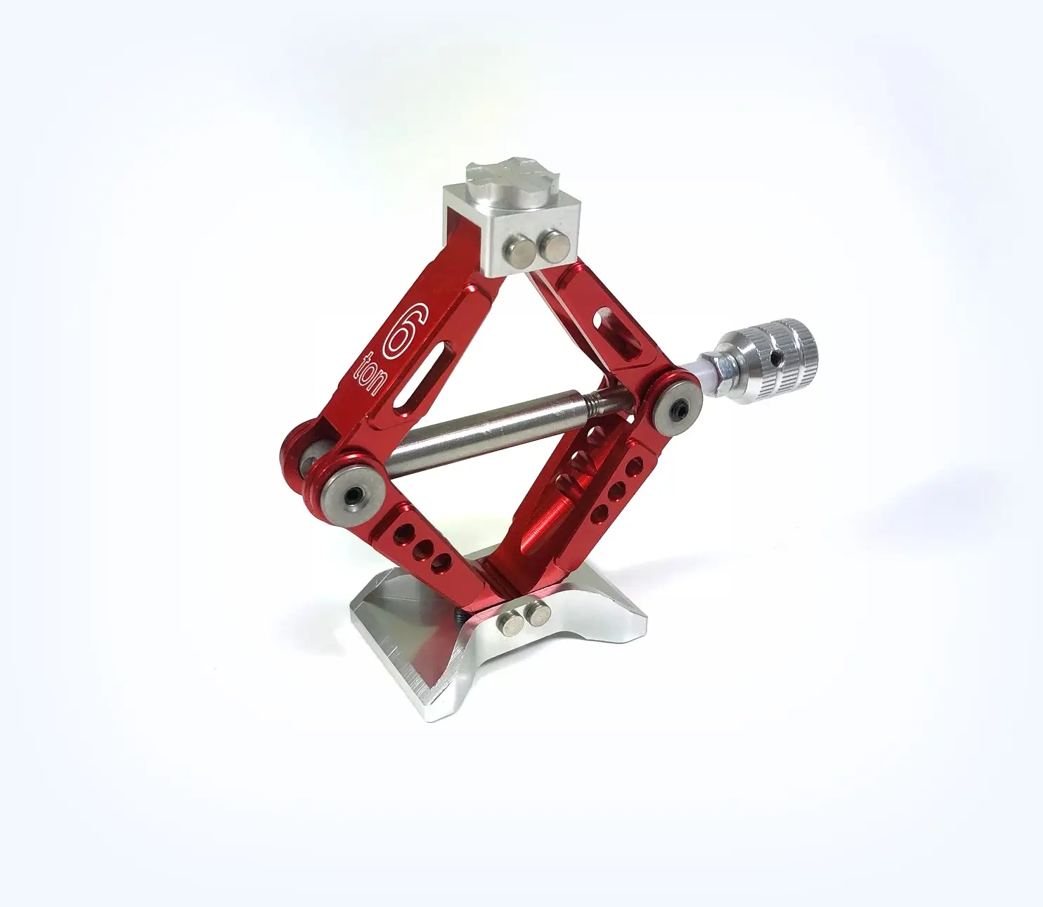 1:10 Aluminum Scissor Jack - Red
