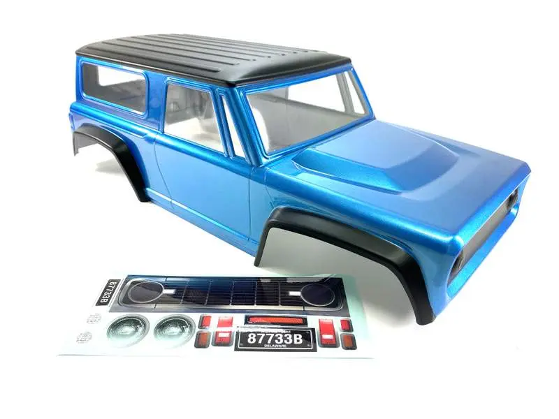 Pc Crawler Body "Bronco Style" Met.-Blue (313mm)