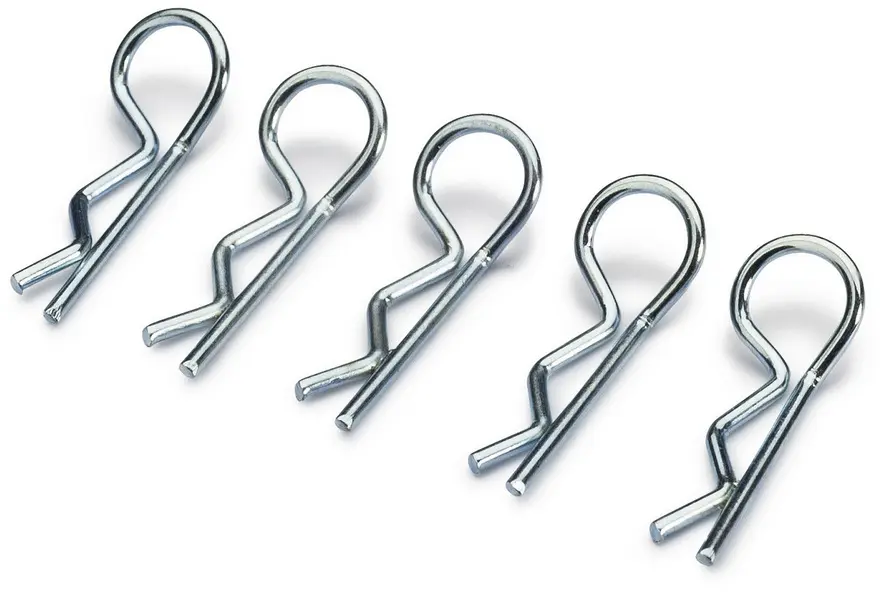 Body Clips Small/Silver (10)