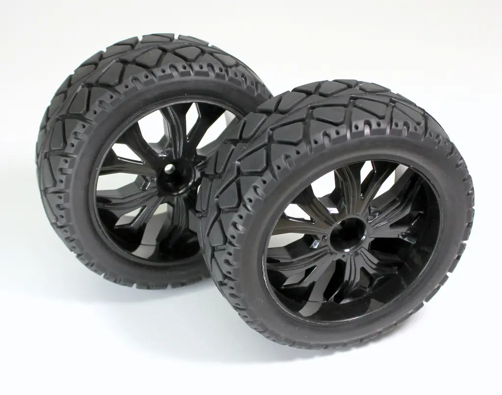 1:10 Buggy Wheel Set "Onroad" Front Black (2)