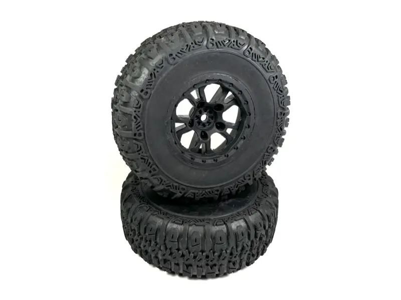 1:10 Universal Offroad Wheel Set Black (2)