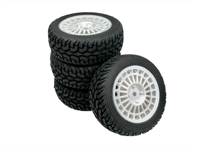 1:10 Wheel Set ""Rallye Street Design"" White (4)
