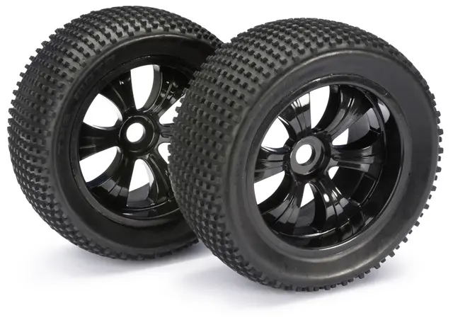 Wheel Set Lp Truggy Dirt 1:8 (2)