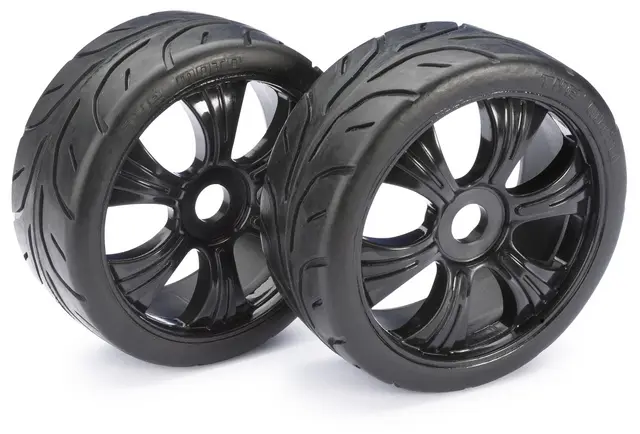 Wheel Set Lp Buggy Street Black 1:8 (2)