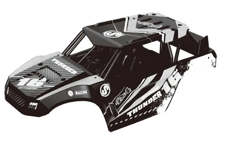Roll Cage Shell (Blue) Thunder