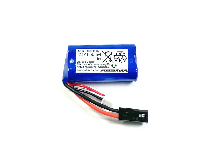 7.4v 650mah Li-Ion Battery