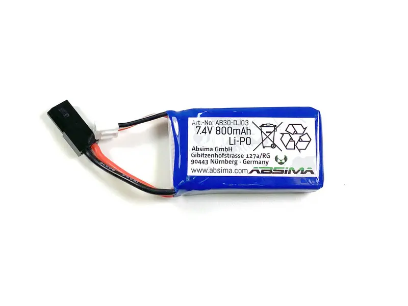 7.4v 800mah Battery Lipo