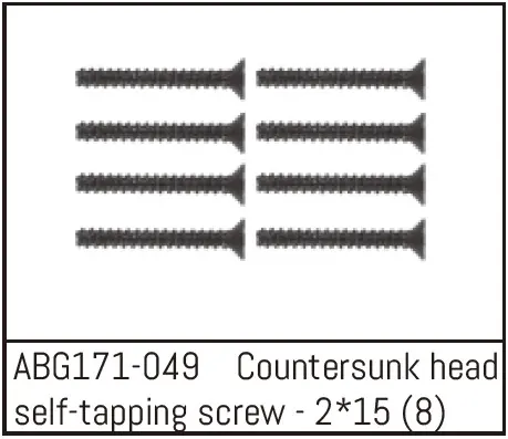 Countersunk Screw M2*15 (8)