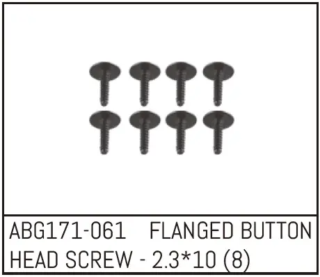 Flanged Button Head Screw m2.3*10 (8)