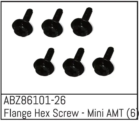 Flange Hex Screw - Mini Amt (6)