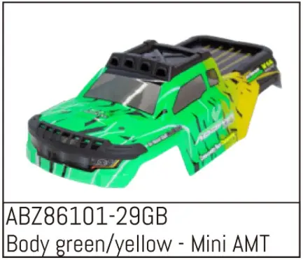 Body Green/Yellow - Mini Amt