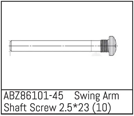 Swing Arm Shaft Screw 2.5*23 - Mini Amt (10)