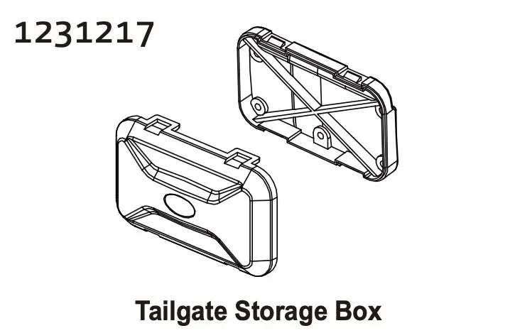 Tailgate Storage Box cr4.4 Patrol