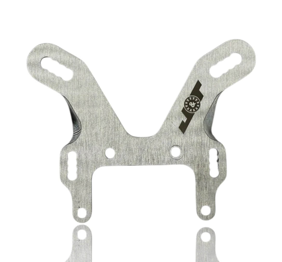 J&amp;T Aluminum Short Shock Tower Tekno NB/EB48 2.2 Front