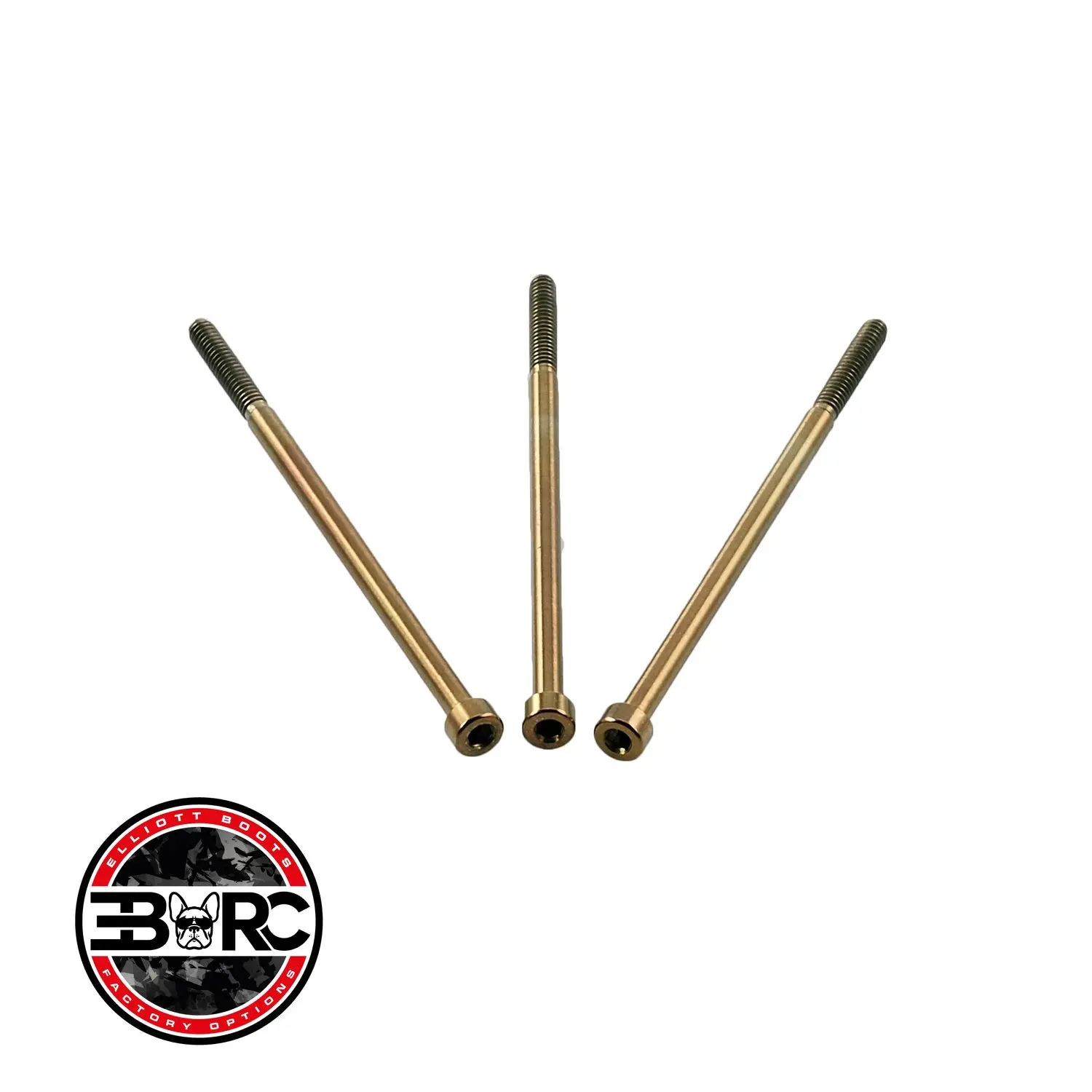SCREW SET 3x LONG M2X45 TITANIUM, VX4, GOLD