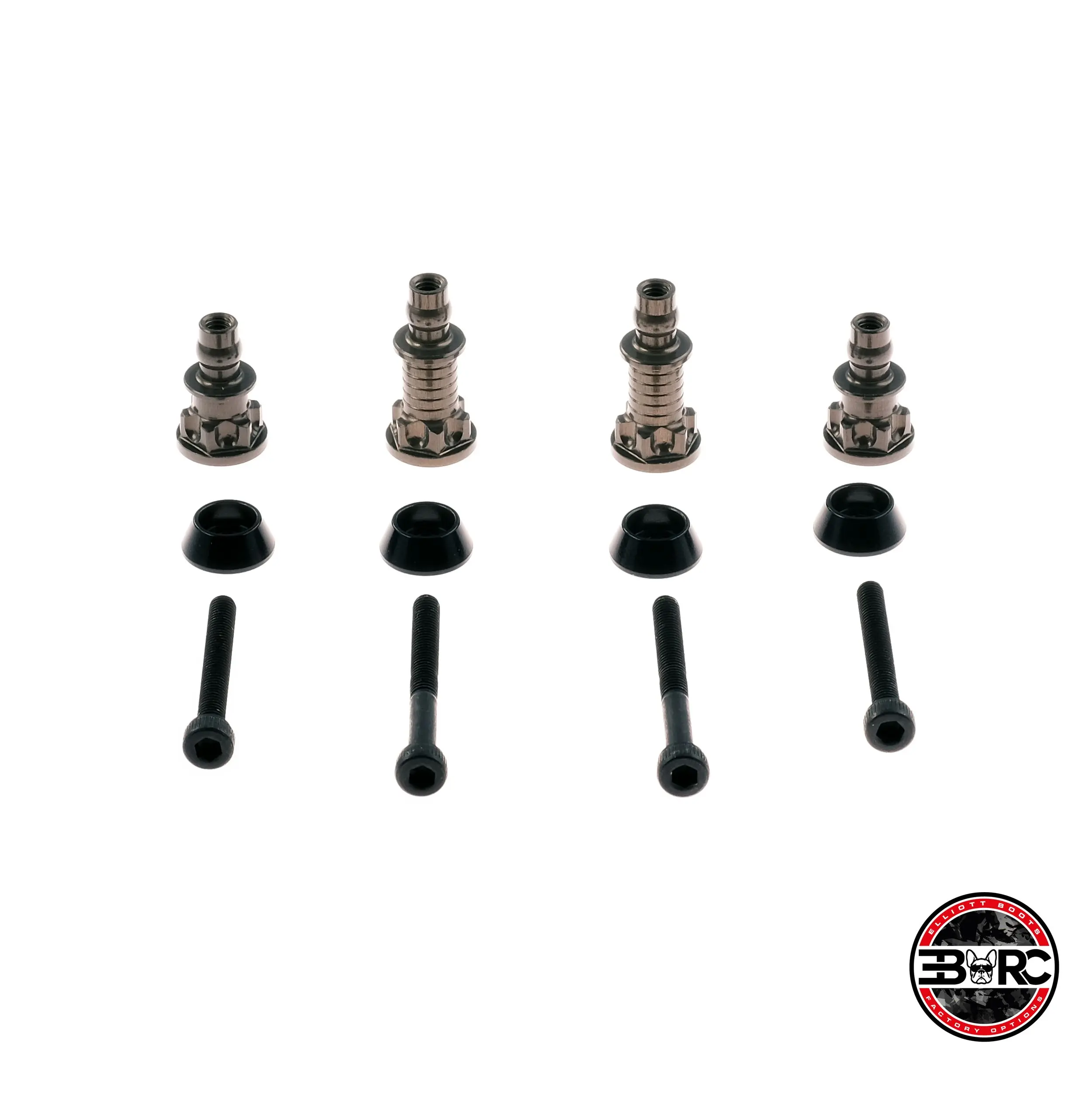 EBRC Hard Coated 7075-T6 Alum. F/R Shock Standoffs and Washer S35