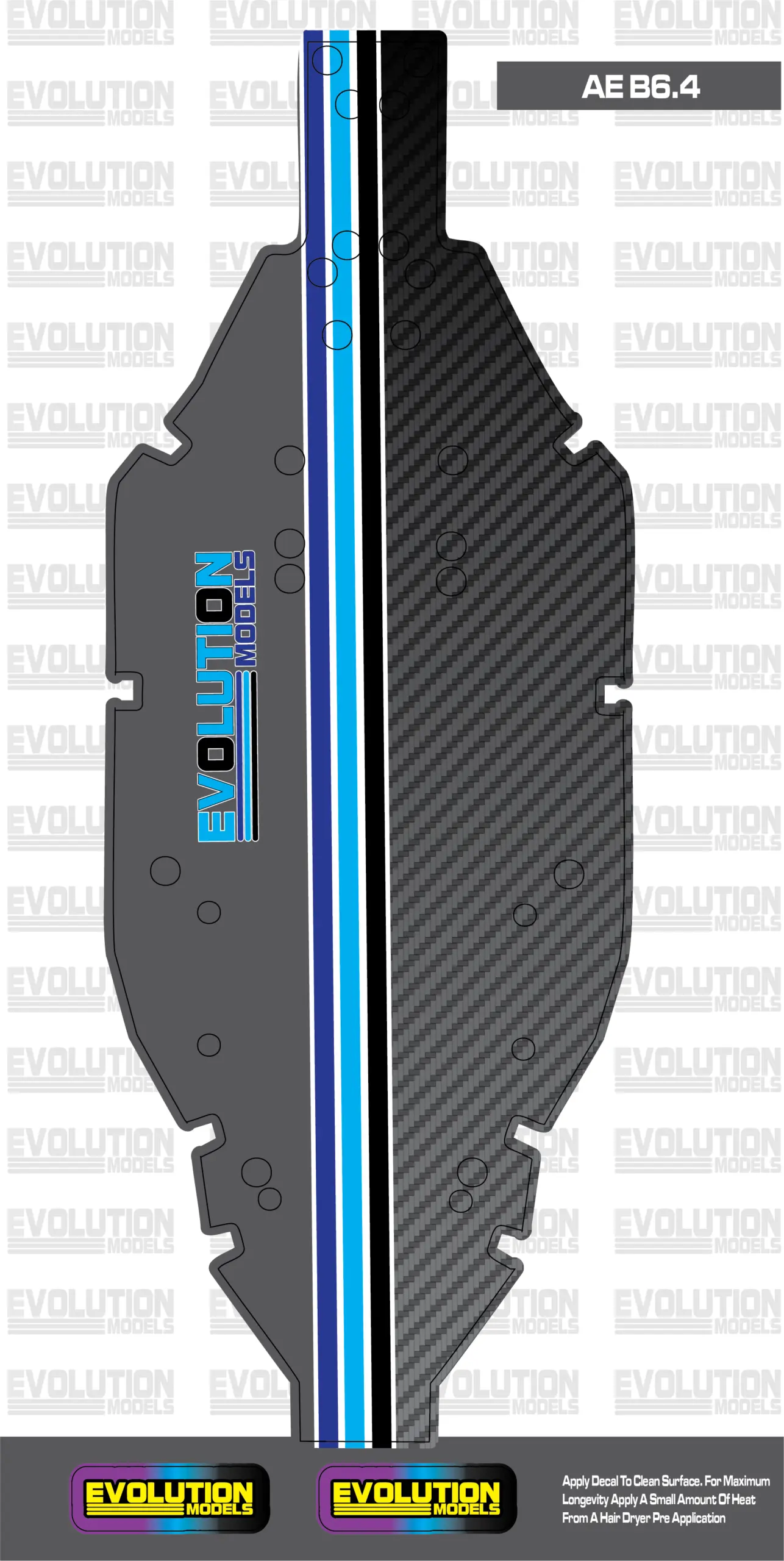 ERP121 Chassis Skins (B6.4, LD2, S12-2, B6.4D, PR SB401, PR S1V4, LD3) – B6.4