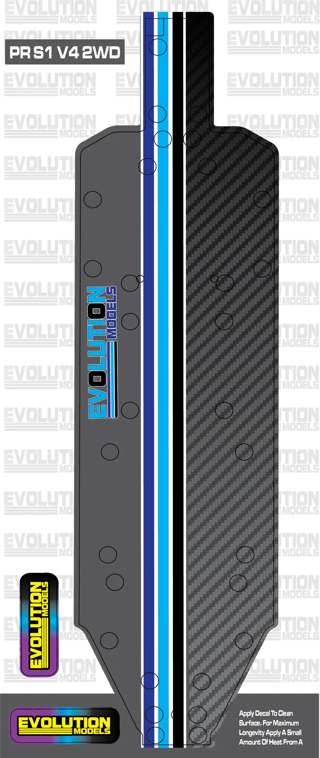 ERP121 Chassis Skins (B6.4, LD2, S12-2, B6.4D, PR SB401, PR S1V4, LD3) – S1 V4