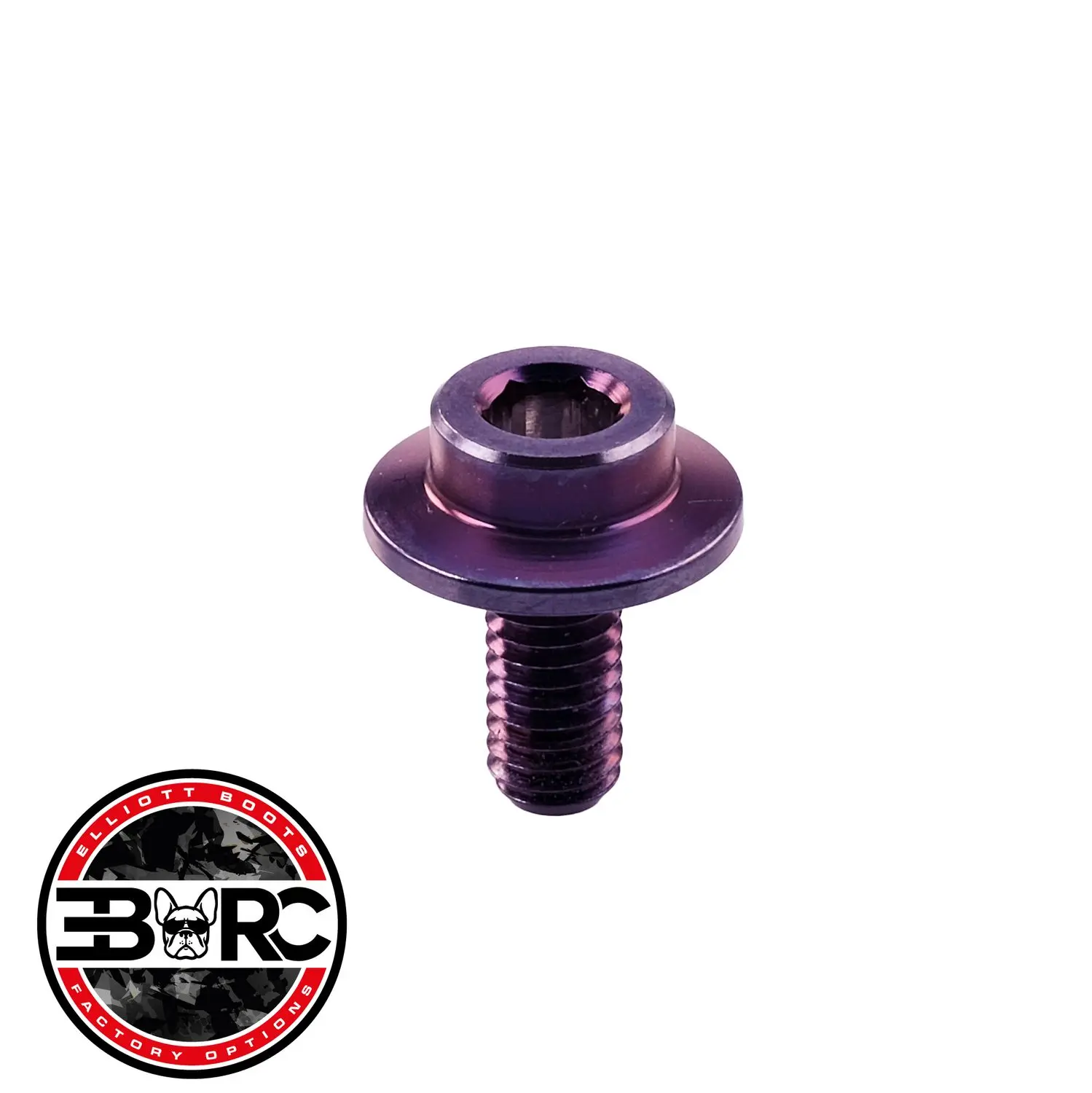 EBRC CLUTCH RETAINER SCREW TITANIUM OFF ROAD, PURPLE