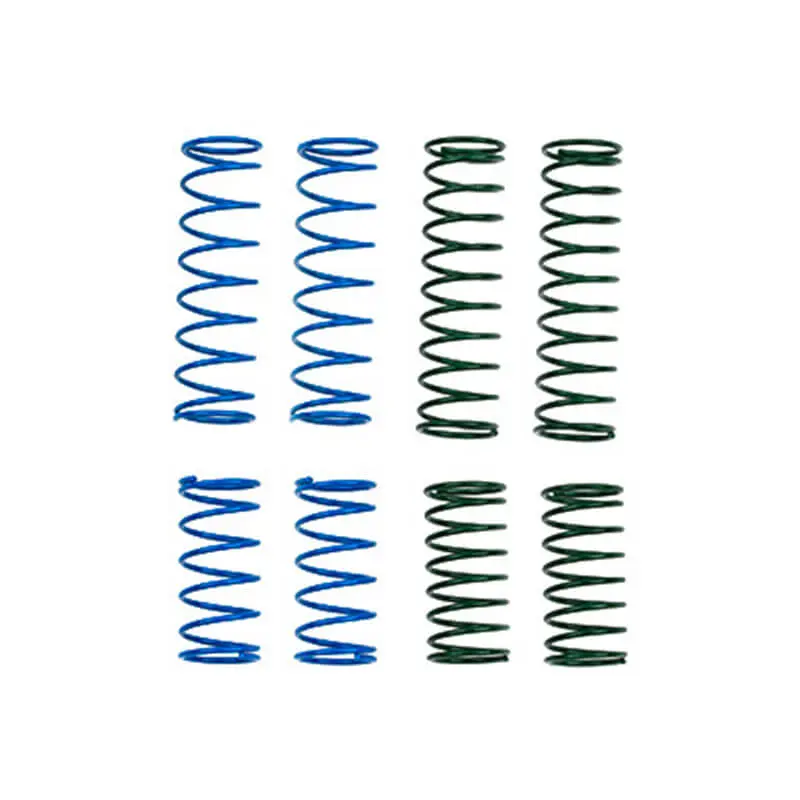 Associated Rc10 Model 24 Shock Spring Set Soft/Green, Hard/Bl