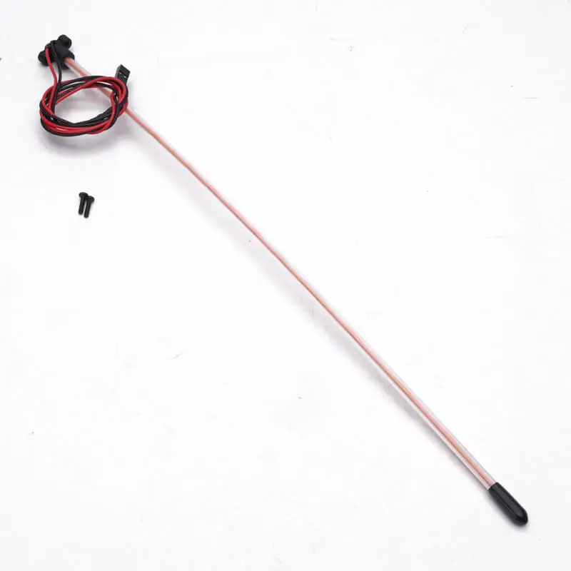 Fastrax Led Whip Light Antenna W/Mount 1/10th - Red
