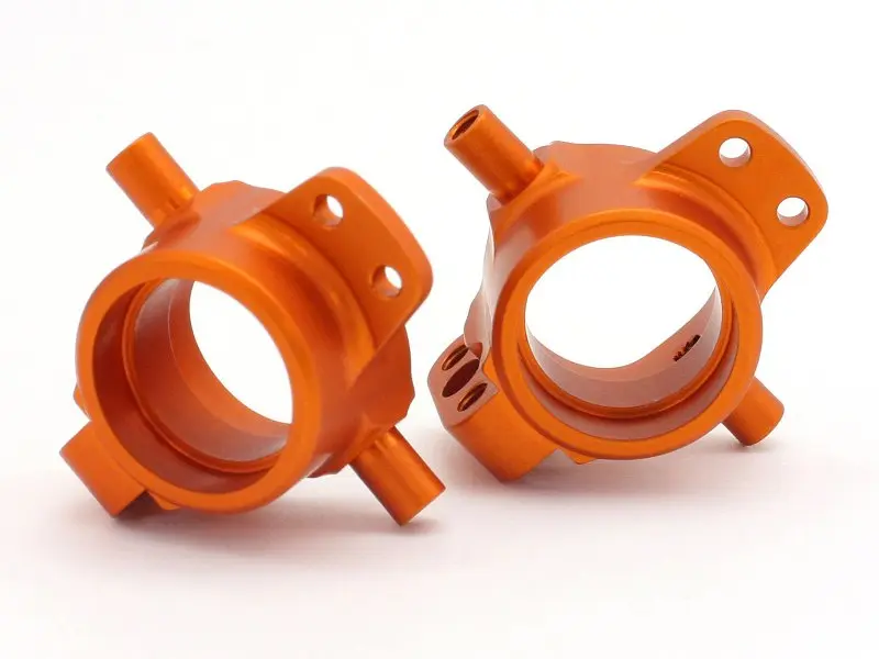 HPI Racing Hd Aluminum Front Hub Carrier (Orange/2Pcs)