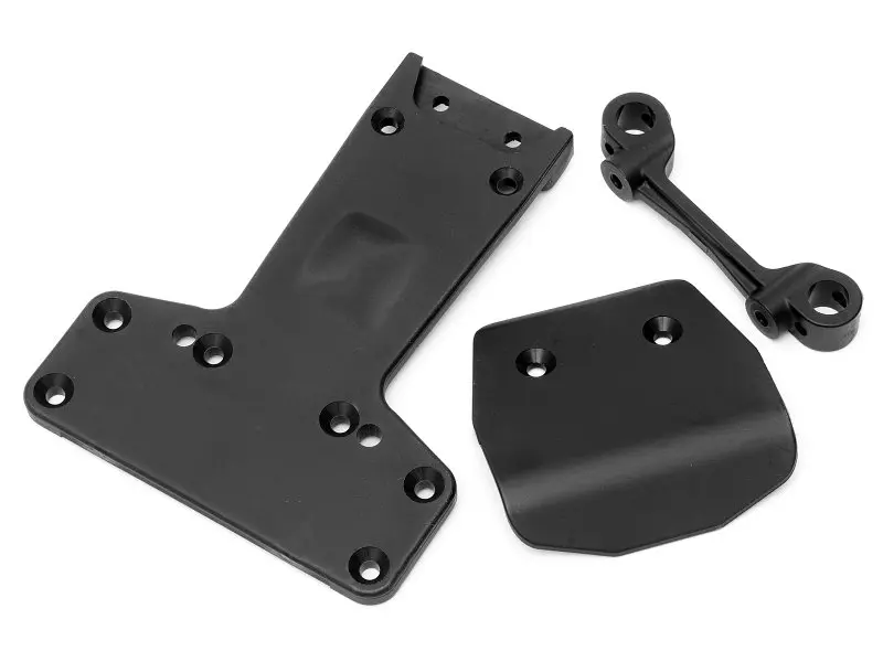 HPI Racing Skid Plate/Rear Chassis Set