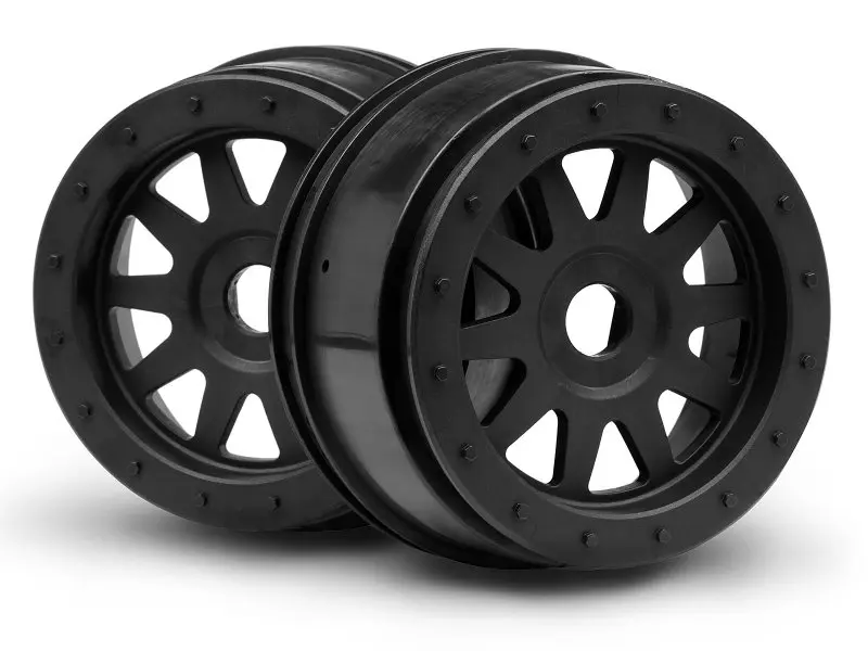 HPI Racing Tr-10 Glue-Lock Wheel Black (120X60Mm/2Pcs)