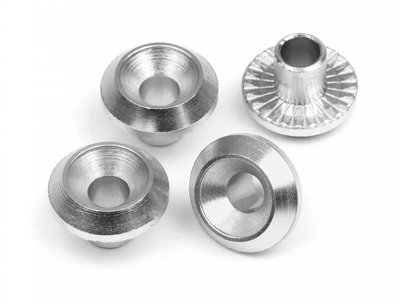 HPI Racing Wheel Washer (Silver/4Pcs)