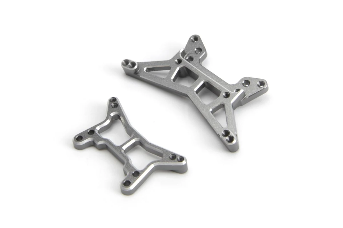 Maverick Aluminium Shock Tower Set Front/Rear (Microbe) - genuine Maverick upgrade part